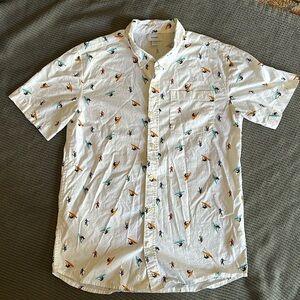 Never worn, Boys XL surf and skate collared shirt Old Navy